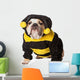 Angry Bulldog Bumble Bee Wall Decal
