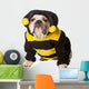 Angry Bulldog Bumble Bee Wall Decal