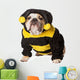 Angry Bulldog Bumble Bee Wall Decal
