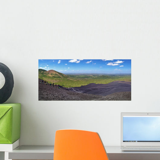 Panoramic Landscape Cerro Negro Wall Decal