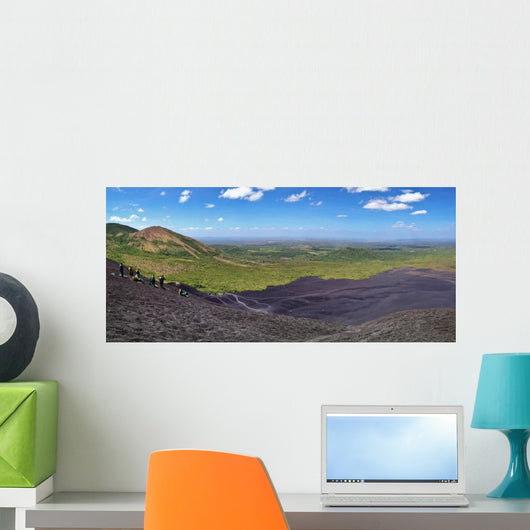 Panoramic Landscape Cerro Negro Wall Decal