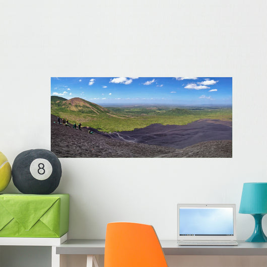 Panoramic Landscape Cerro Negro Wall Decal
