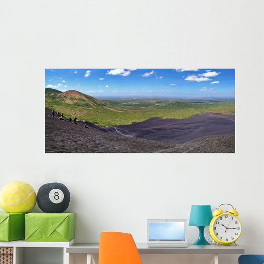 Panoramic Landscape Cerro Negro Wall Decal