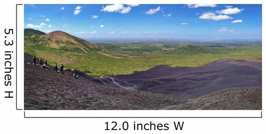 Panoramic Landscape Cerro Negro Wall Decal