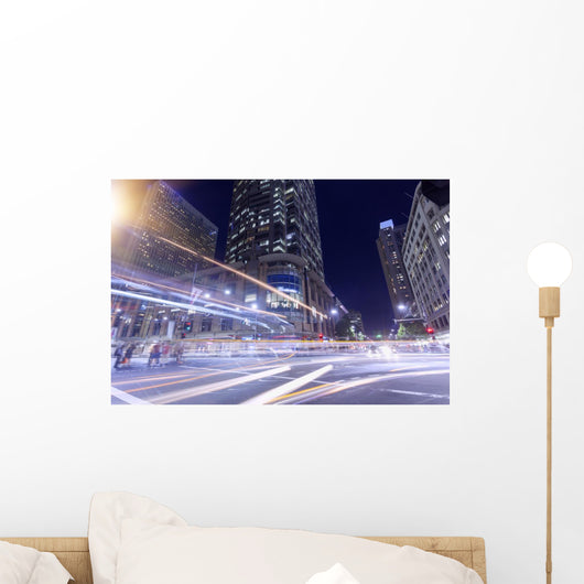 Sydney City Night Wall Decal