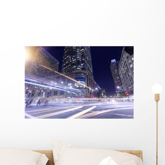 Sydney City Night Wall Decal