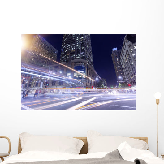 Sydney City Night Wall Decal