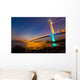 Hong Kong Tsing Ma Bridge at Night Wall Decal