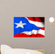 Rendered Puerto Rican Flag Wall Decal