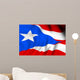 Rendered Puerto Rican Flag Wall Decal