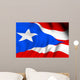 Rendered Puerto Rican Flag Wall Decal