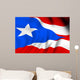 Rendered Puerto Rican Flag Wall Decal