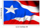 Rendered Puerto Rican Flag Wall Decal