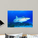 Shark Blue Water with Fish Wall Decal