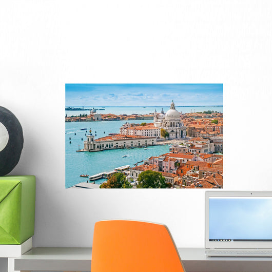 Aerial Cityscape Venice Wall Decal