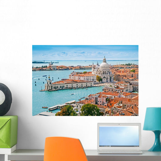 Aerial Cityscape Venice Wall Decal