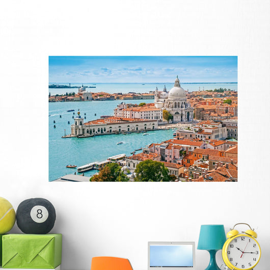 Aerial Cityscape Venice Wall Decal