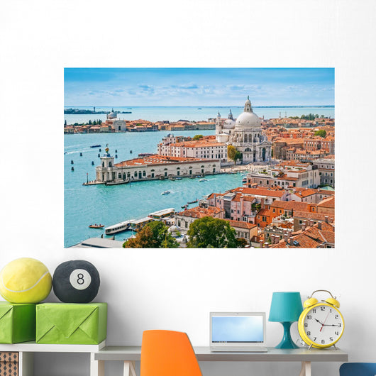 Aerial Cityscape Venice Wall Decal