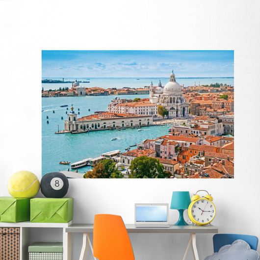 Aerial Cityscape Venice Wall Decal