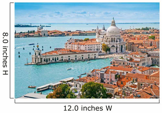 Aerial Cityscape Venice Wall Decal