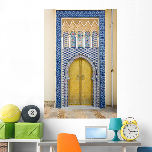 Moroccan Entrance Door Way Wall Decal