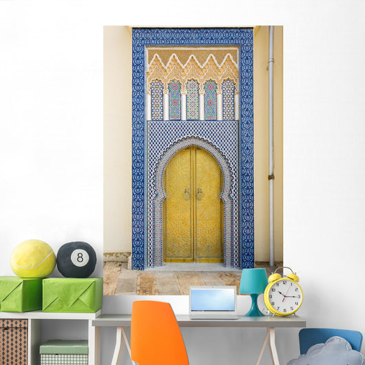 Moroccan Entrance Door Way Wall Decal