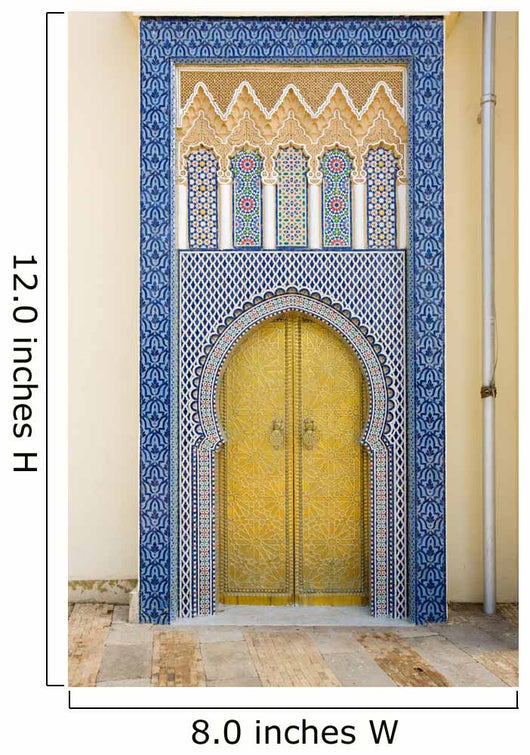 Moroccan Entrance Door Way Wall Decal
