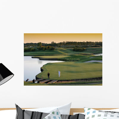 Golf National Paris France Wall Decal shown on a wall