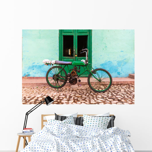 Old Motorbike Trinidad Wall Decal