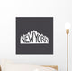 Typography Poster Wall Decal