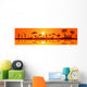 People Beach Wall Decal Panoramic