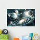 Solar System and Spiral Wall Decal