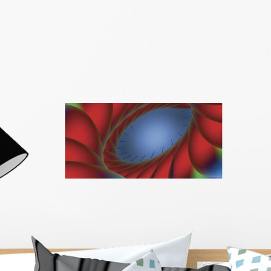 Space Transport Tunnel Entrance Wall Decal