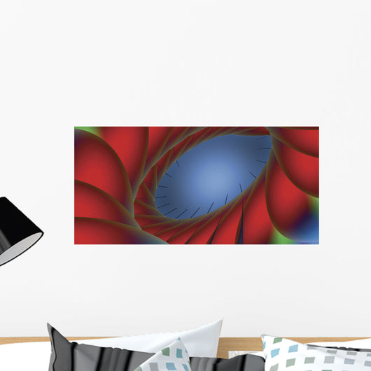 Space Transport Tunnel Entrance Wall Decal