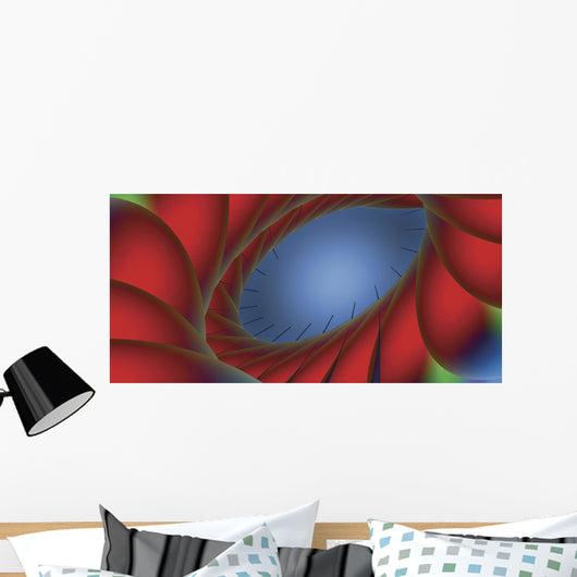 Space Transport Tunnel Entrance Wall Decal