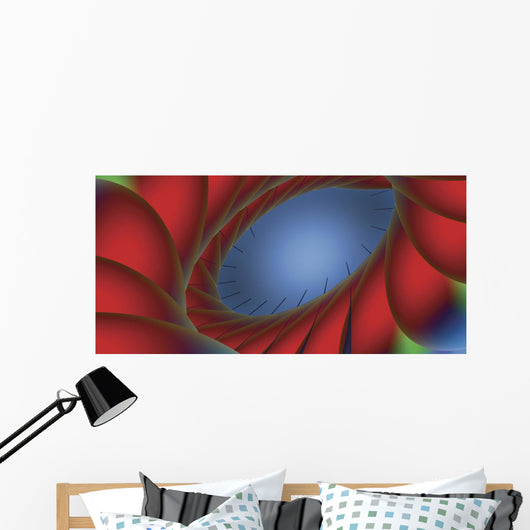 Space Transport Tunnel Entrance Wall Decal