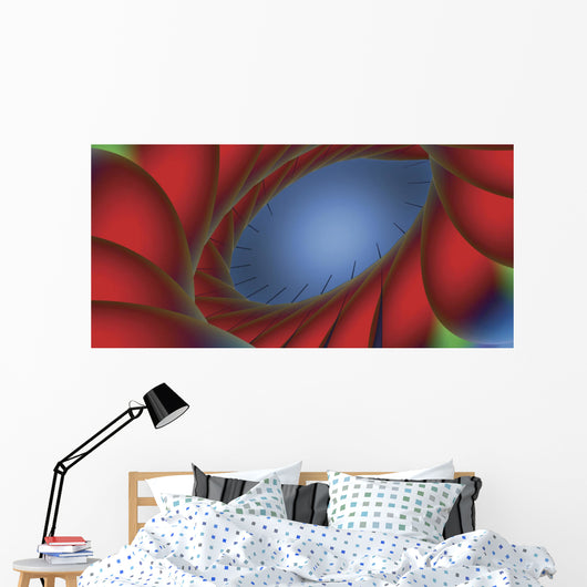 Space Transport Tunnel Entrance Wall Decal