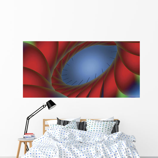 Space Transport Tunnel Entrance Wall Decal