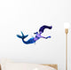 Demon Mermaid Wall Decal