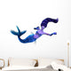 Demon Mermaid Wall Decal