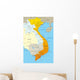 Vector Map Vietnam Country Wall Decal