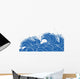 Blue Waves Wall Decal