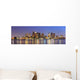 Boston Downtown Skyline Panorama Wall Decal