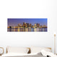 Boston Downtown Skyline Panorama Wall Decal