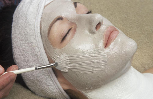 Woman Receiving A Spa Treatment Wall Mural
