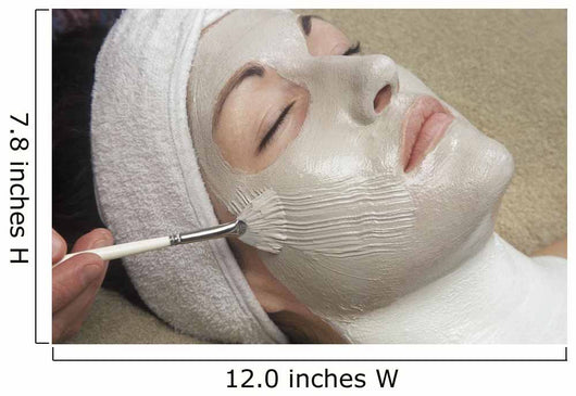 Woman Receiving A Spa Treatment Wall Mural