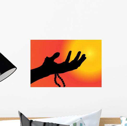 Vector Silhouette Hand Wall Decal