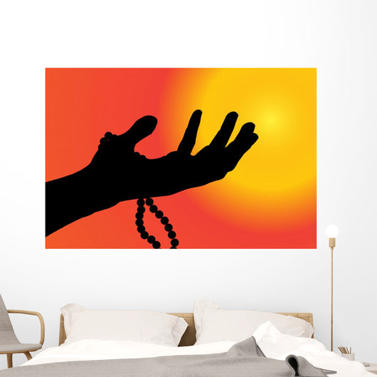 Vector Silhouette Hand Wall Decal