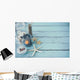 Blue Beach Summer Wall Decal