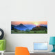 Tent Mountains Wall Decal Panoramic